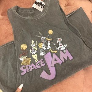 Vintage Space Jam Muscle Tee With Warehouse Tags Size M